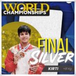 Kirti of M. M. Modi College won Silver Medal in IBA Youth World Boxing Championship