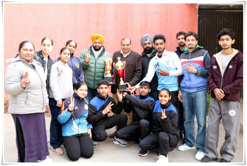 M. M. Modi College Patiala wins Punjabi University Overall Inter College Soft Tennis Championship