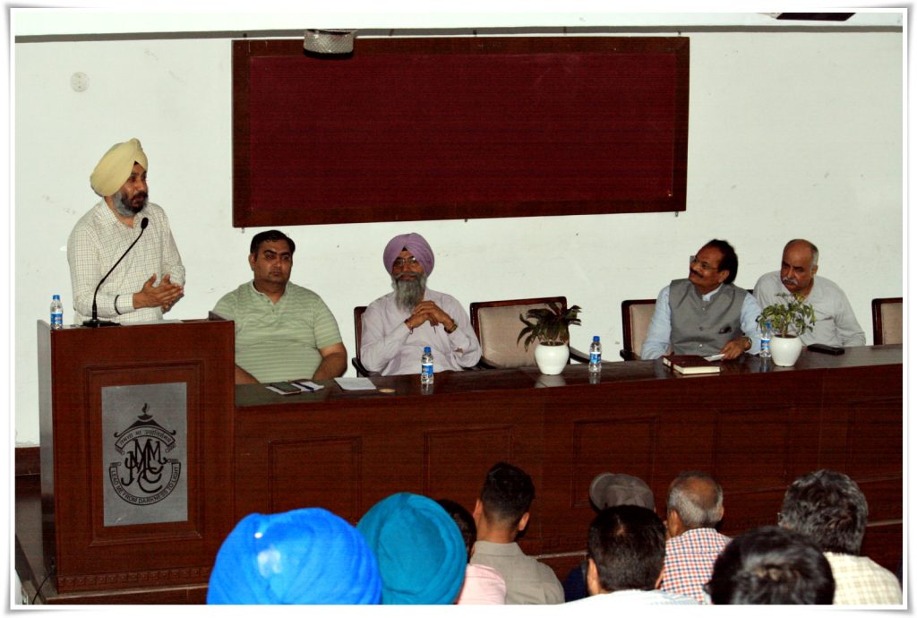 Special Lecture on World Water Day Organised at Modi College under ‘Hariyawal Lehar’ Punjab