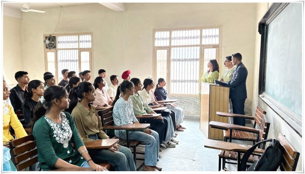 Interactive session by Flying Officer Shubham Verma